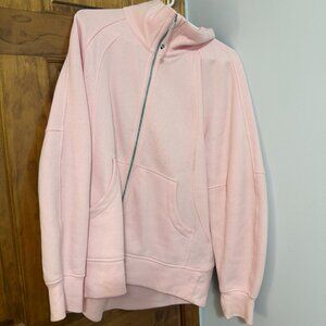 Scuba Oversized Funnel-Neck Full-Zip – Strawberry Milkshake, M/L